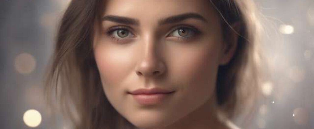 Realistic Closeup From The Waist Up Model Portrait Of Caucasian Woman With Brown Eyes And Grey N4k (20)