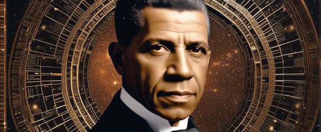 A Face Of Booker Taliaferro Washington In A World Of Cosmos And Quantum Physics Everywhere You See