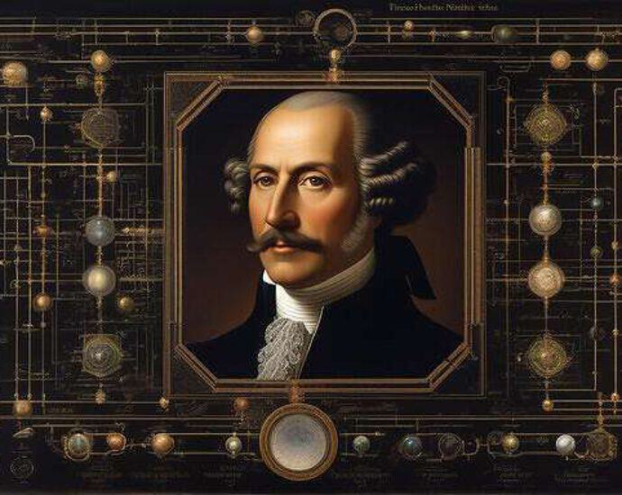 A Face Of Franz Von Sales In A World Of Cosmos And Quantum Physics Everywhere You See Atoms And C
