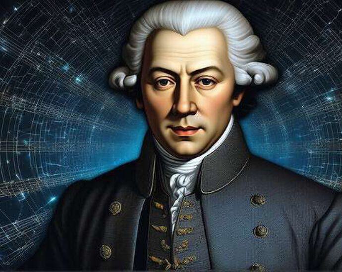 A Face Of Georg Christoph Lichtenberg In A World Of Cosmos And Quantum Physics Everywhere You See 