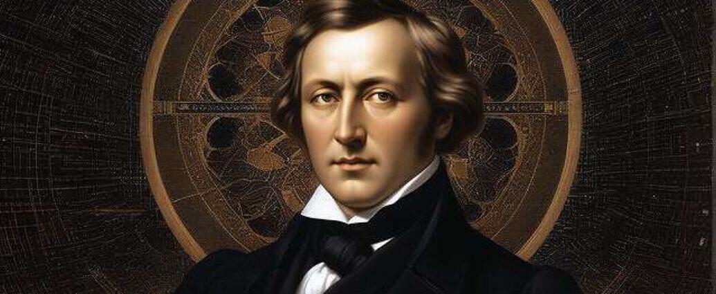 A Face Of Heinrich Heine In A World Of Cosmos And Quantum Physics Everywhere You See Atoms And Co