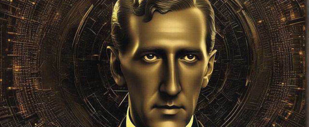 A Face Of Howard Phillips Lovecraft A World Of Cosmos And Quantum Physics Everywhere You See Atoms