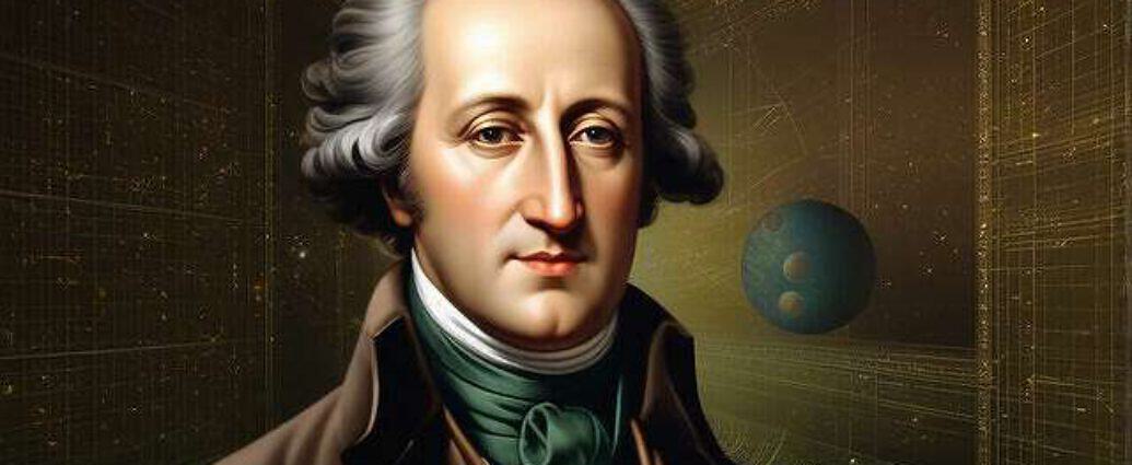 A Face Of Johann Wolfgang Von Goethe In A World Of Cosmos And Quantum Physics Everywhere You See A