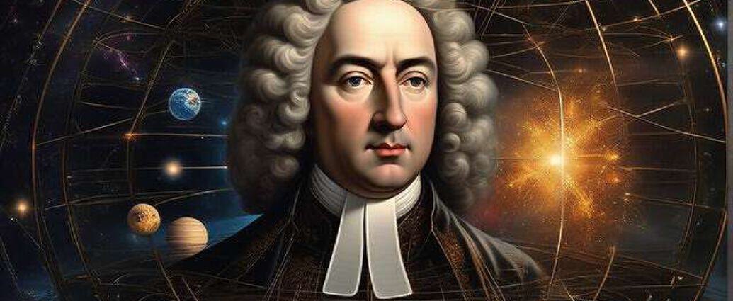 A Face Of Jonathan Swift In A World Of Cosmos And Quantum Physics Everywhere You See Atoms And Con