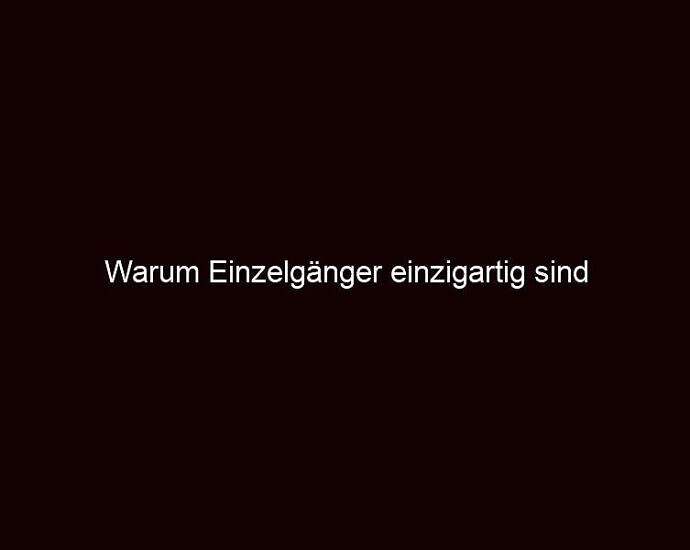 Warum Einzelgänger Einzigartig Sind