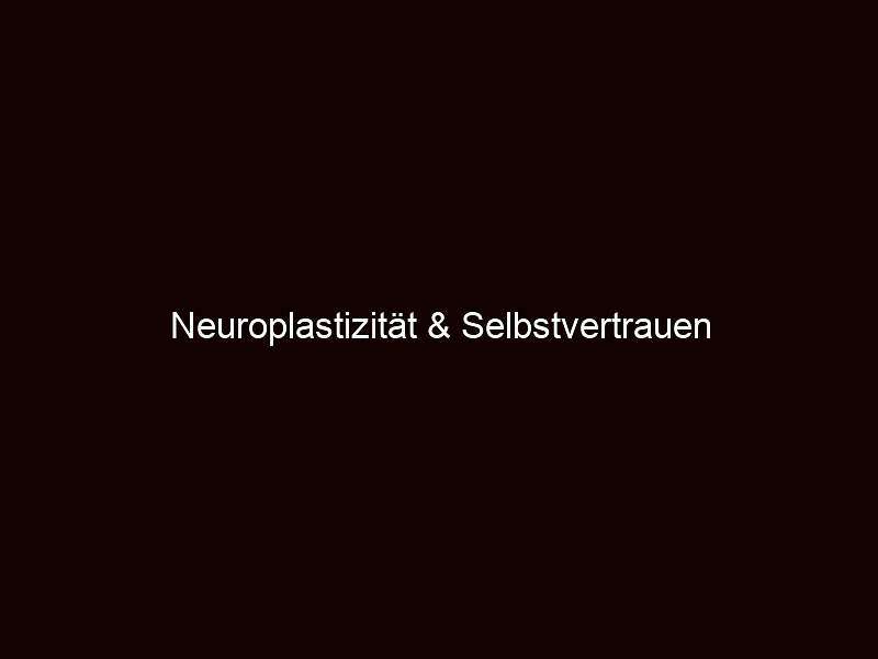 Neuroplastizität & selbstvertrauen