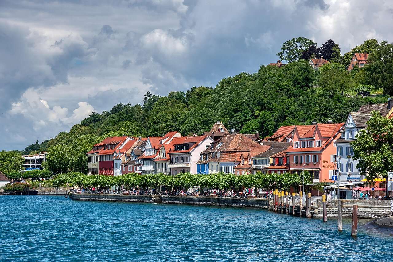 Meersburg, einer malerischen Stadt am Bodensee