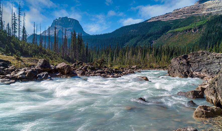 Ein Bild von Kolumbien. Der Tayrona-Nationalpark mit seiner schönen Landschaft.