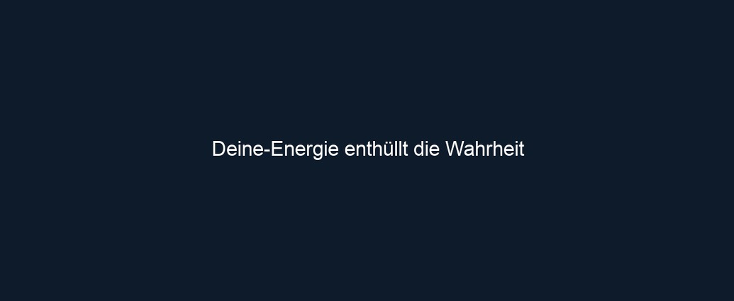 Deine Energie enthüllt die Wahrheit