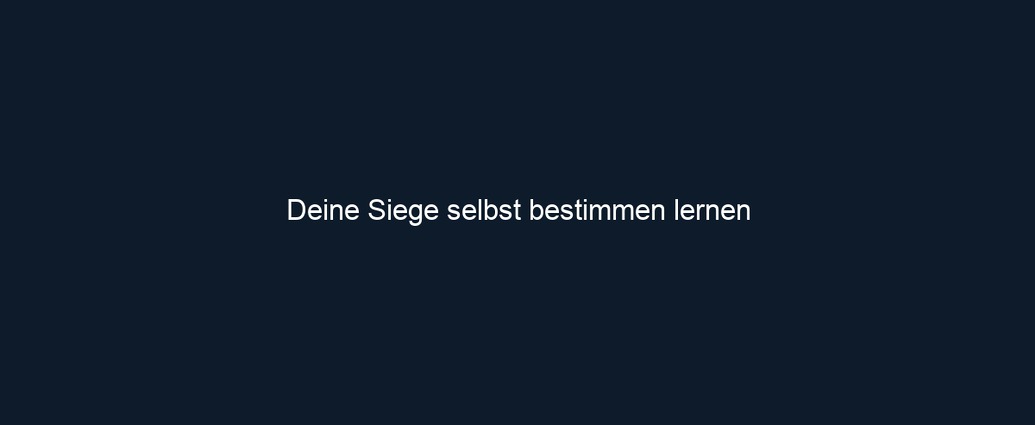 Deine Siege selbst bestimmen lernen