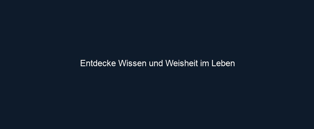 Entdecke Wissen und Weisheit im Leben