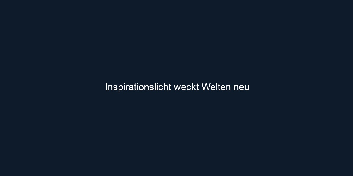 Inspirationslicht weckt Welten neu