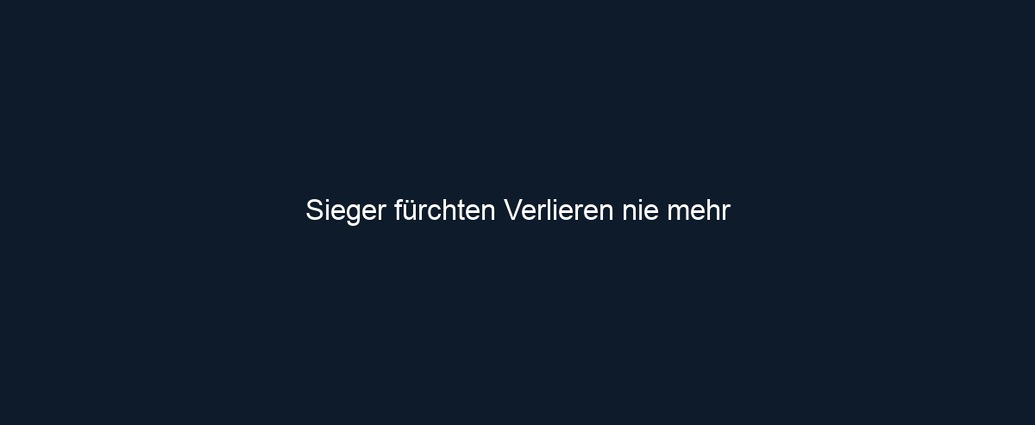 Sieger fürchten Verlieren nie mehr