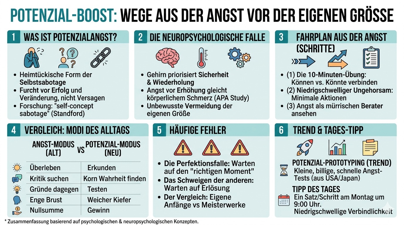 Infografik Dein Potenzial ruft – traust du dich