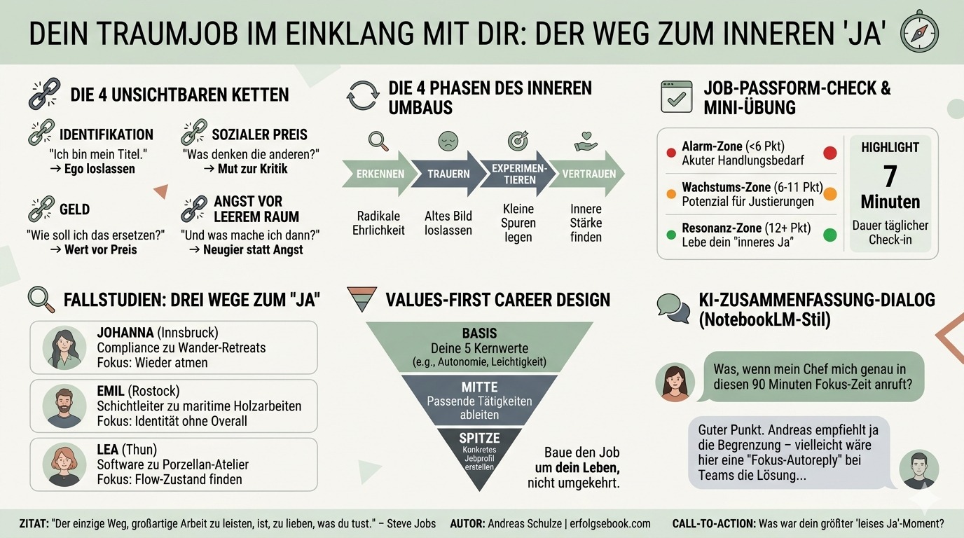 Infografik Dein Traumjob im Einklang mit dir