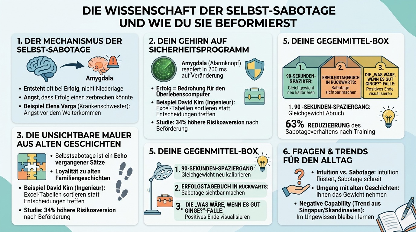 Infografik Der Moment, als ich aufhörte, mir selbst zu glauben