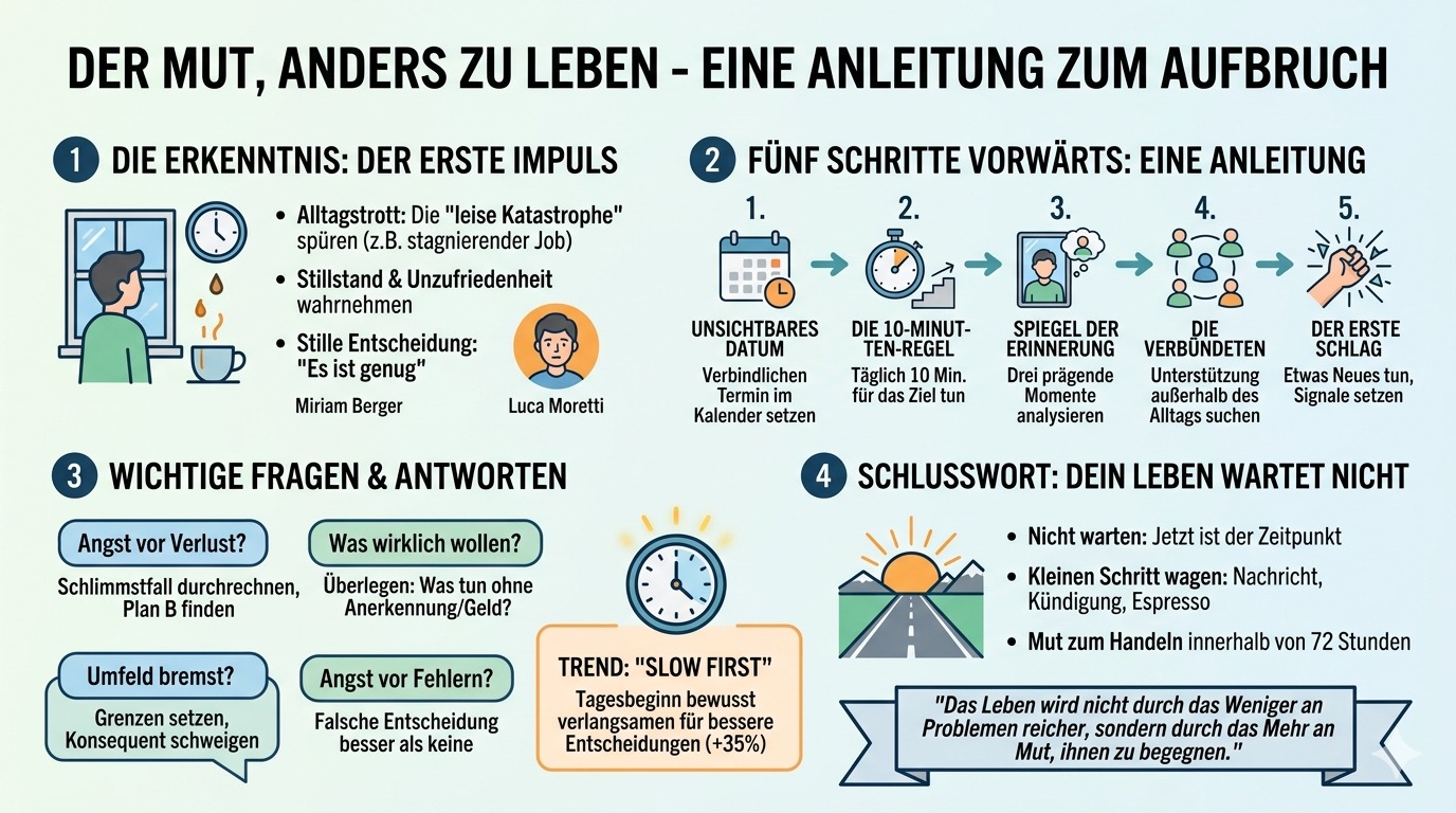 Infografik Der Mut, anders zu leben 