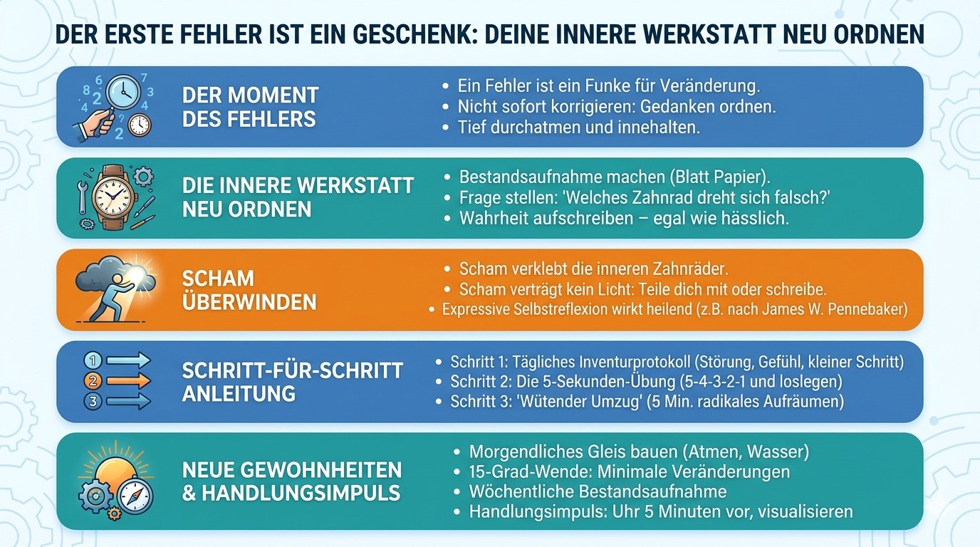 Infografik Der erste Fehler ist ein Geschenk