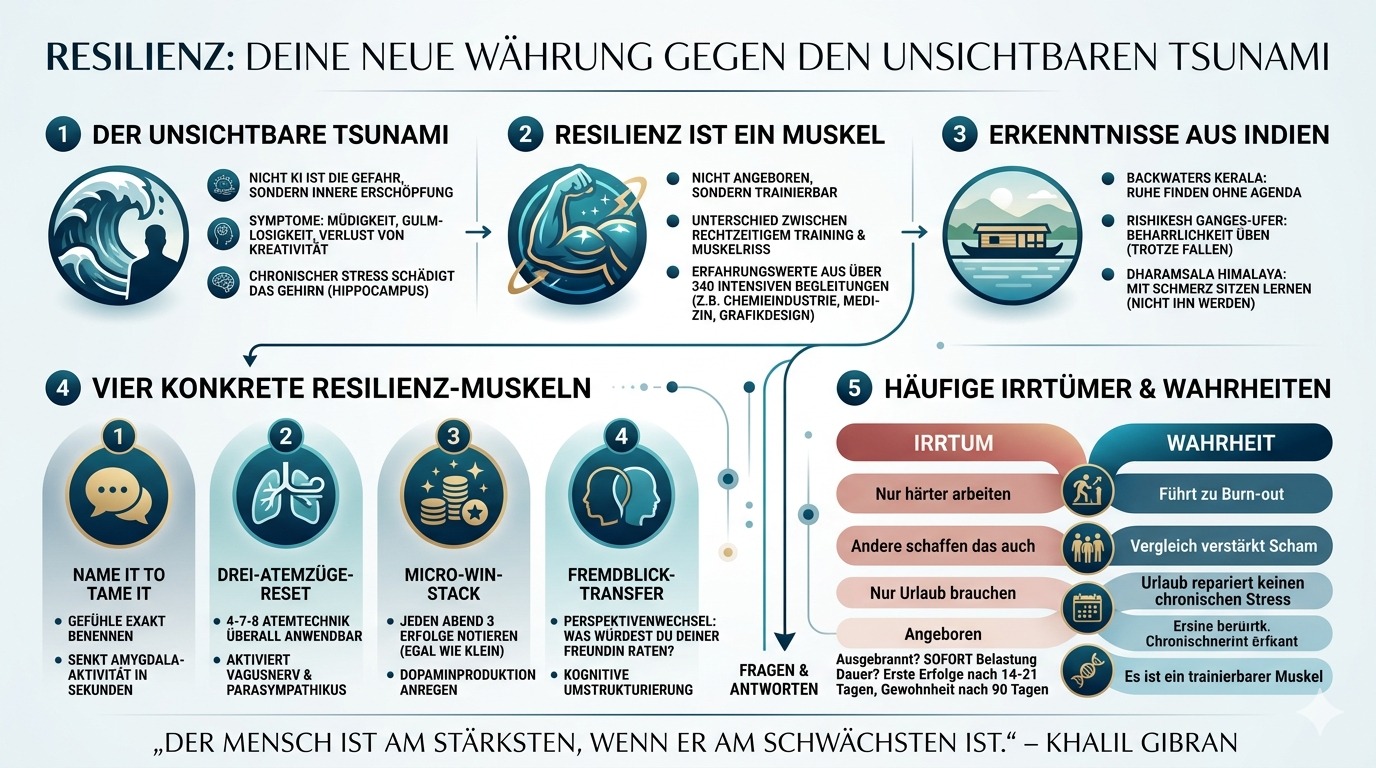 Infografik Der unsichtbare Tsunami – Resilienz wird deine neue Währung