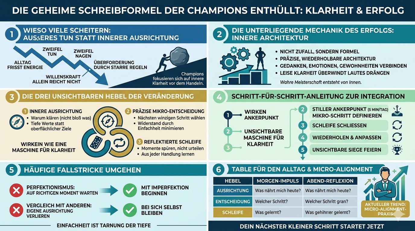Infografik Die geheime Schreibformel der Champions enthüllt