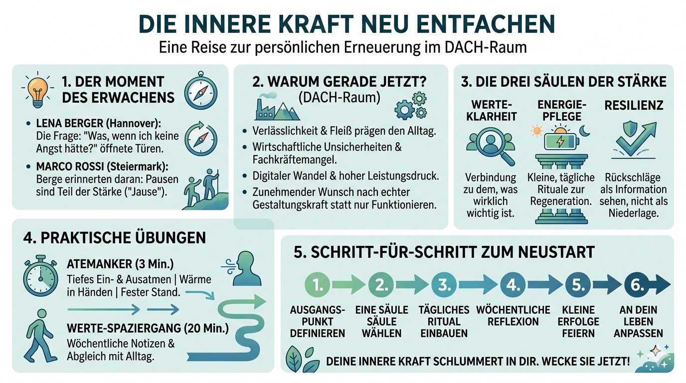 Infografik Die innere Kraft neu entfachen