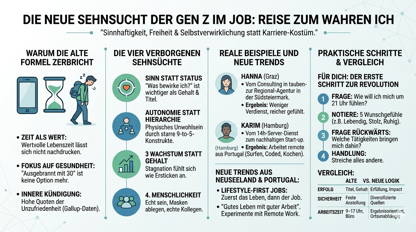 Infografik Die neue Sehnsucht der Gen Z im Job