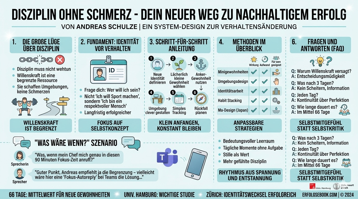 Infografik Disziplin ohne Schmerz Dein neuer Weg Infografik Disziplin ohne Schmerz Dein neuer Weg