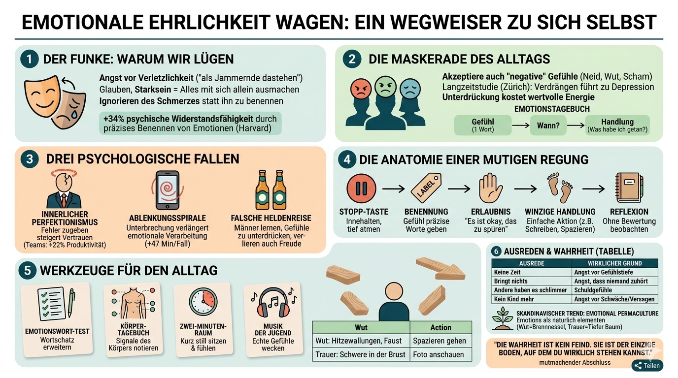 Infografik Emotionale Ehrlichkeit wagen