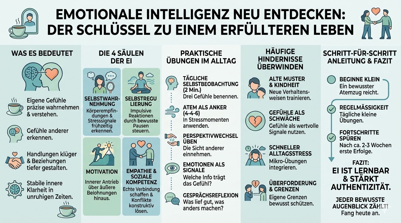 Infografik Emotionale Intelligenz neu entdecken