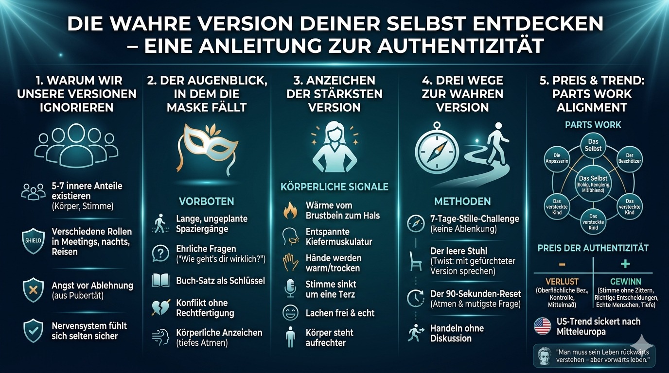 Infografik Entdecke die Version deiner Selbst.