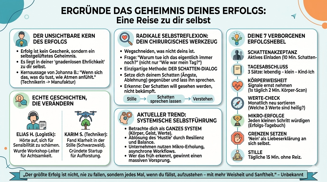 Infografik Ergründe selbst das Geheimnis deines Erfolgs!