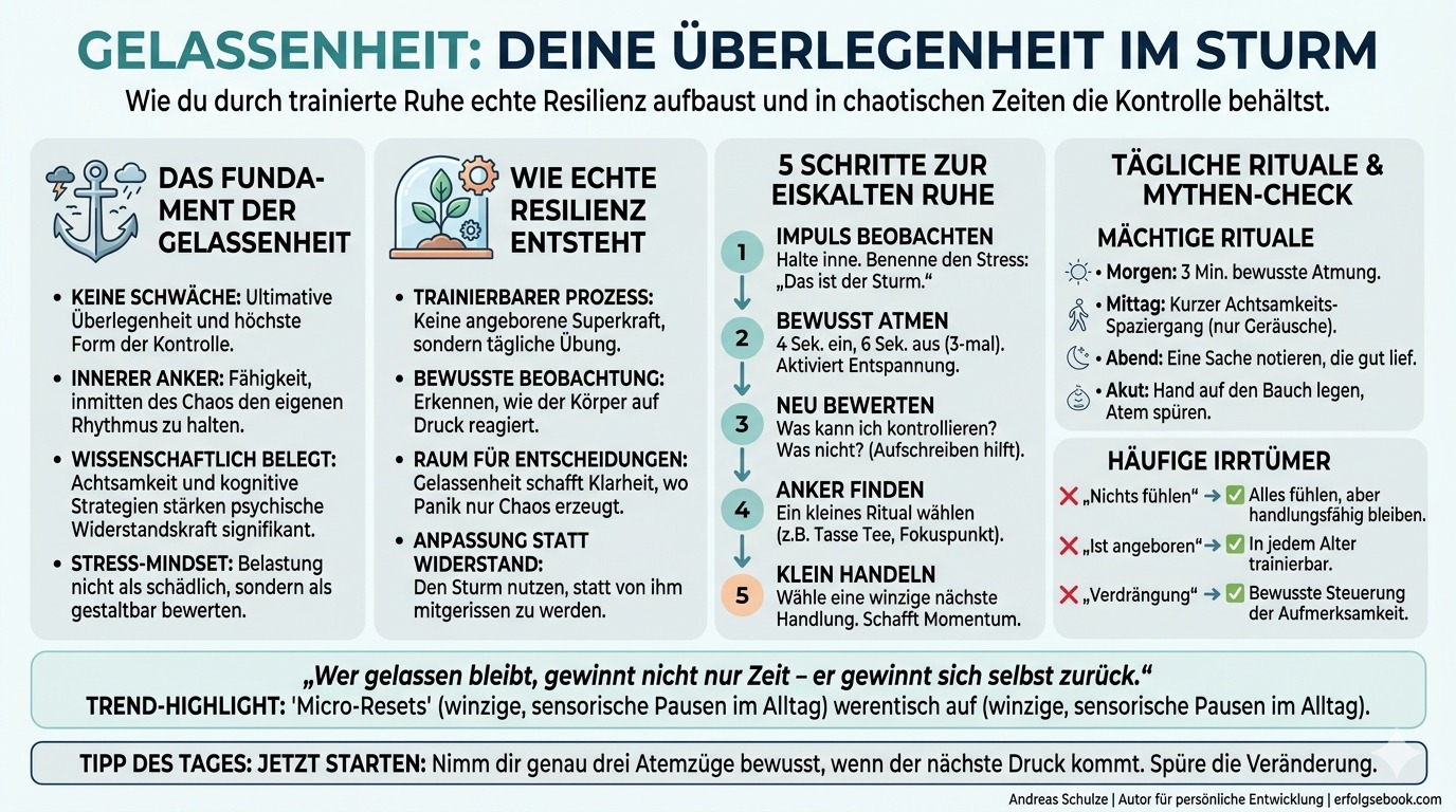 Infografik Gelassenheit siegt im perfekten Sturm Infografik Gelassenheit siegt im perfekten Sturm