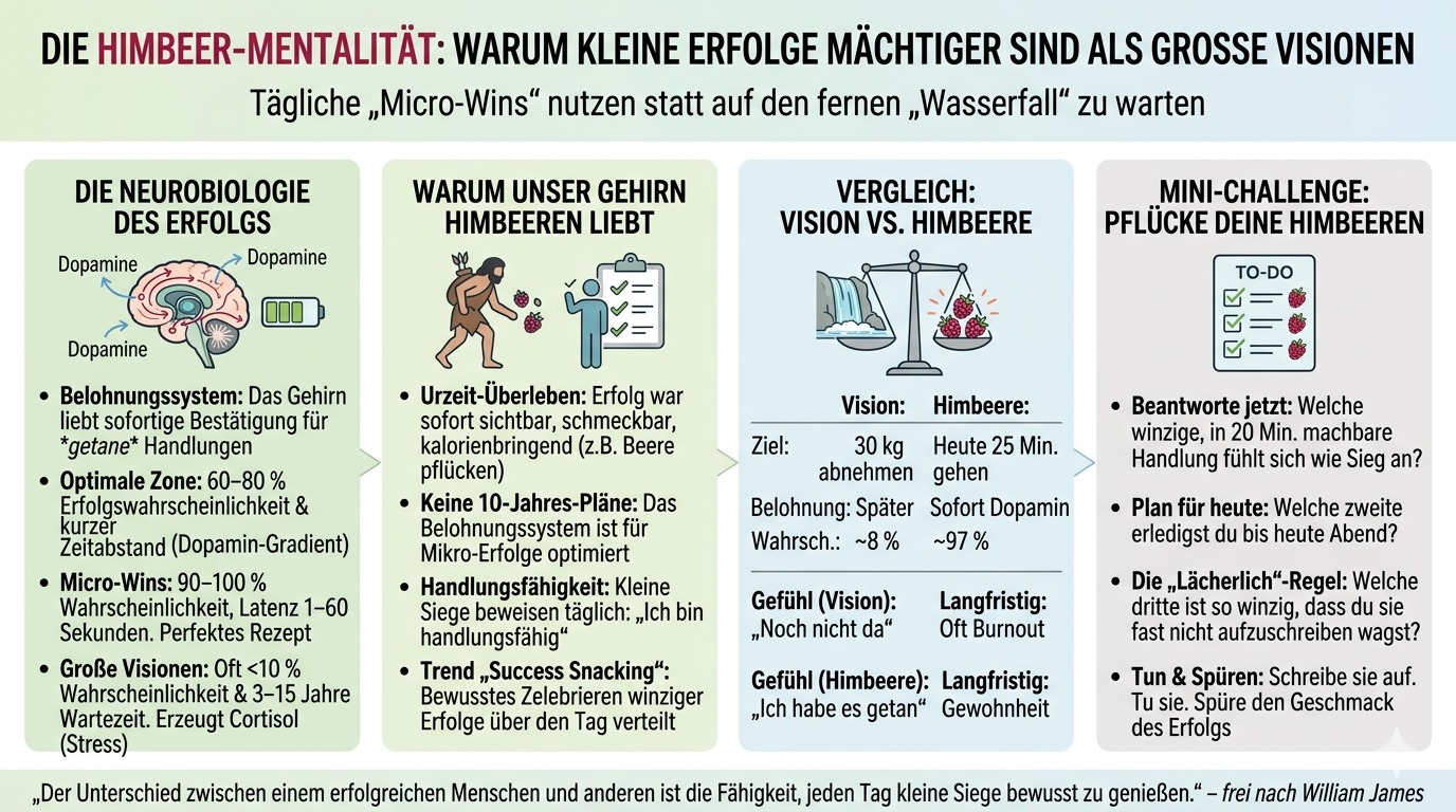 Infografik Hast du heute schon Erfolg gepflückt Infografik Hast du heute schon Erfolg gepflückt