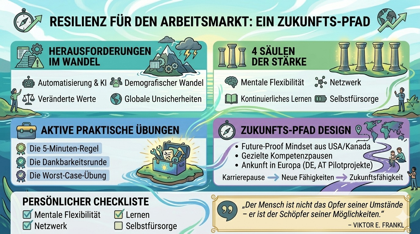 Infografik Resilienz meistern im Arbeitsmarkt 2030