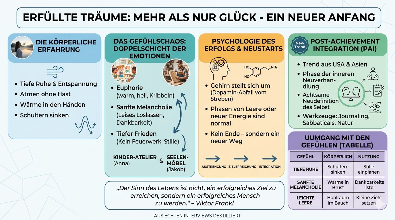 Infografik So fühlt sich der erfüllte Traum an.