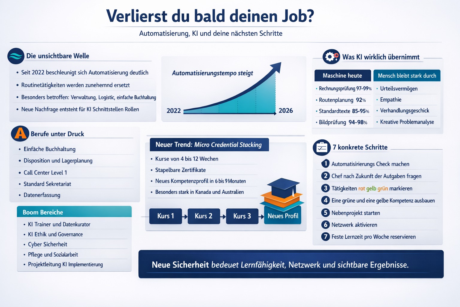 Infografik Verlierst du bald deinen Job Achtung! Infografik Verlierst du bald deinen Job Achtung!