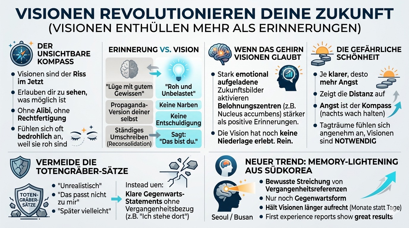 Infografik Visionen enthüllen mehr als jede Erinnerung