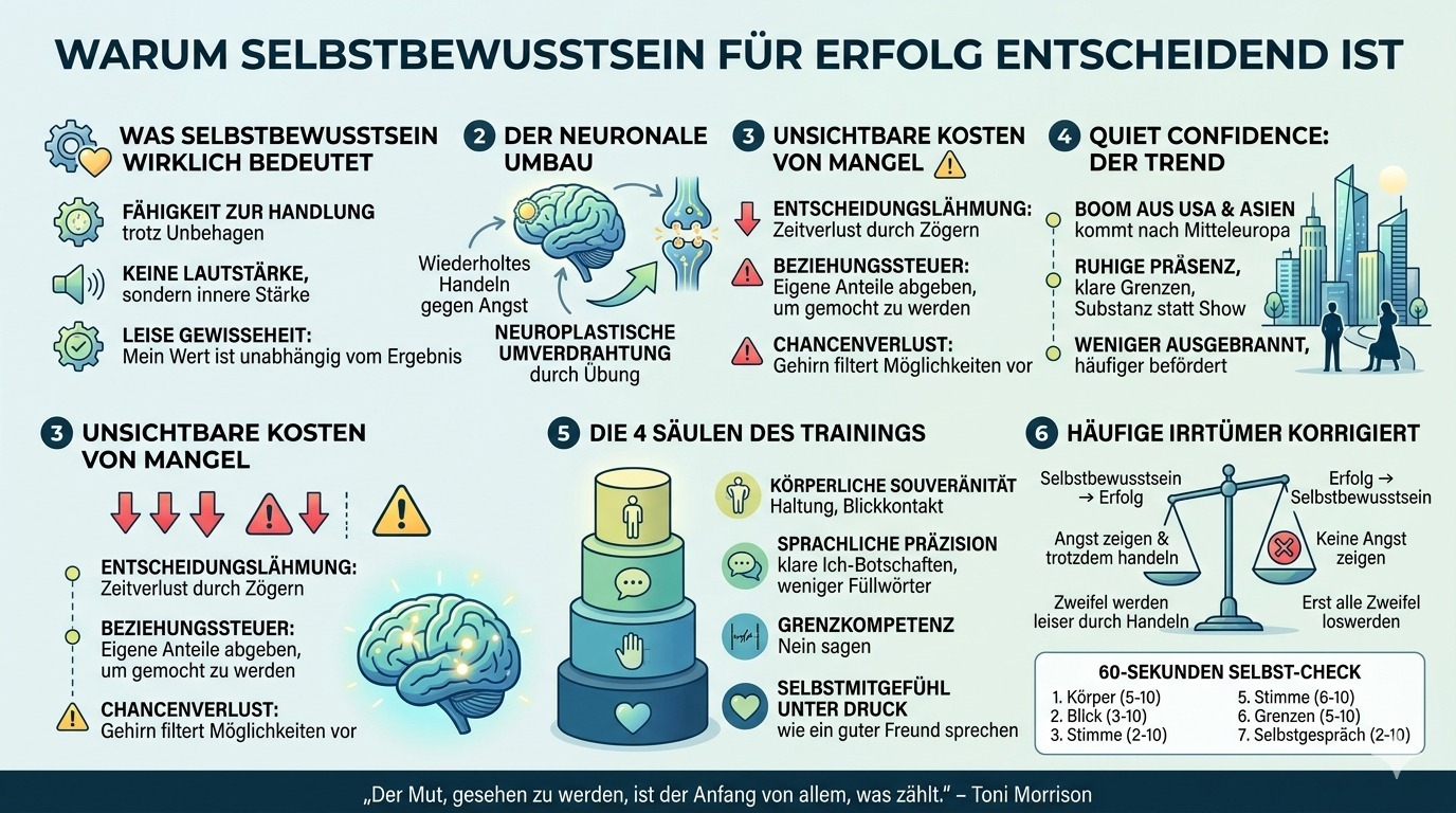 Infografik Warum Selbstbewusstsein für Erfolg entscheidend ist