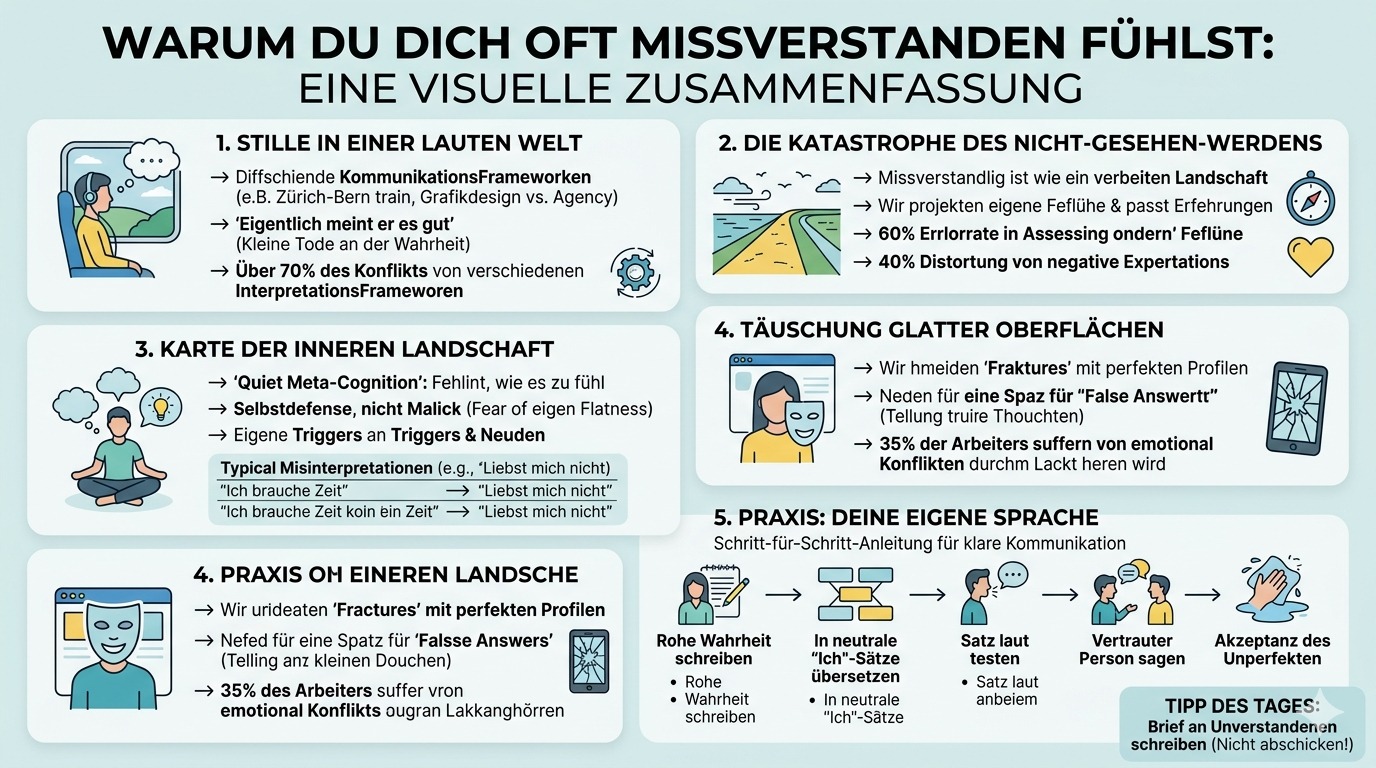 Infografik Warum du dich oft missverstanden fühlst