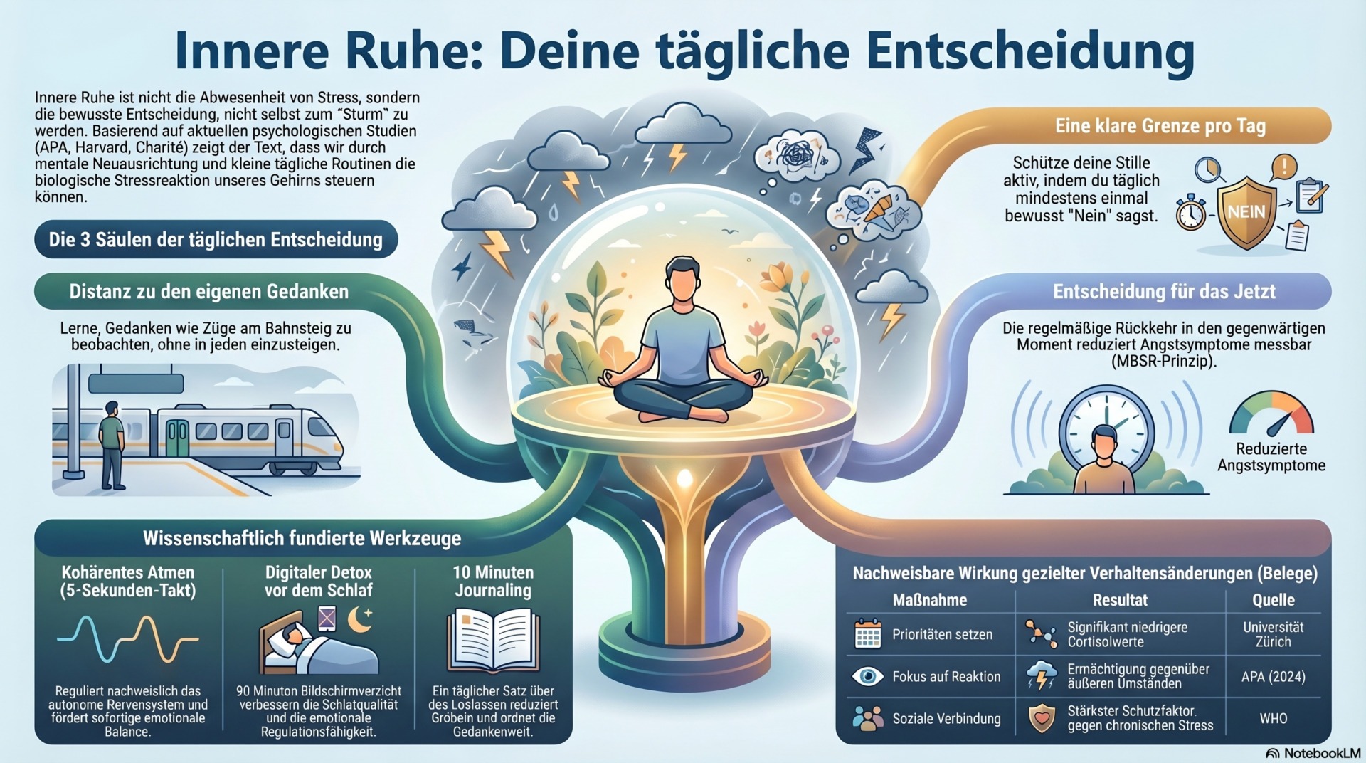 Innere Ruhe Deine tägliche Entscheidung