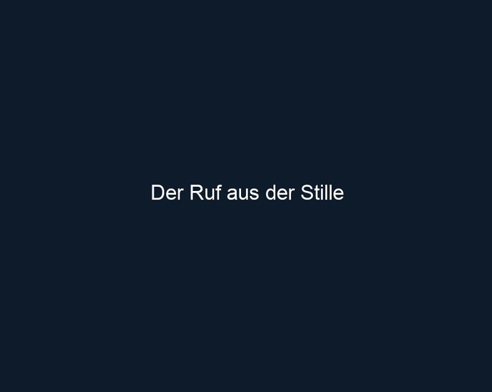 Der Ruf aus der Stille