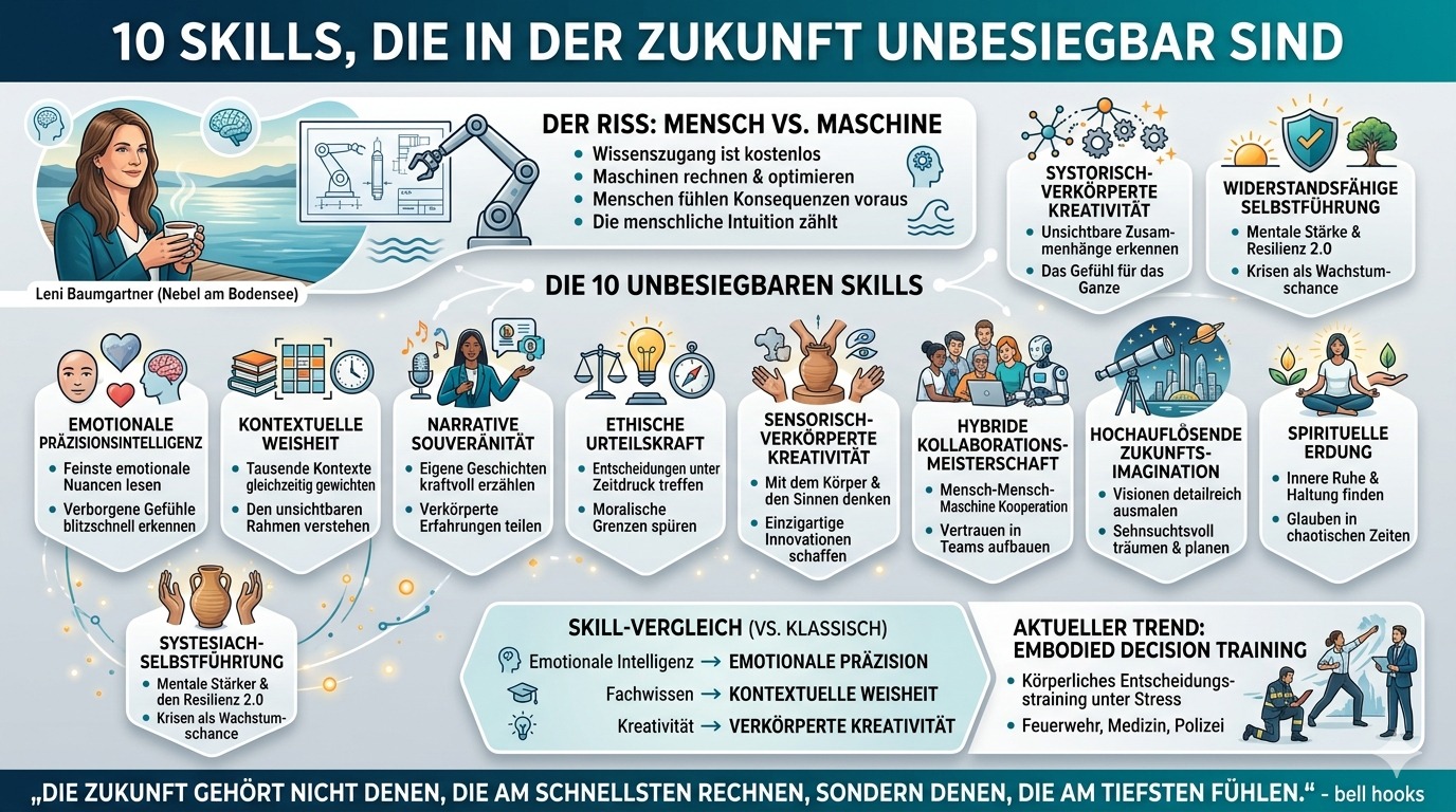 Infografik 10 Skills, die in der Zukunft unbesiegbar sind Infografik 10 Skills, die in der Zukunft unbesiegbar sind