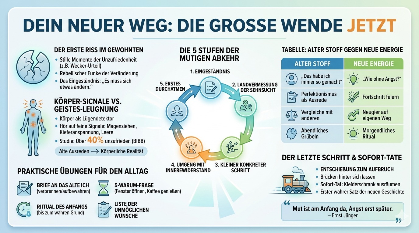 Infografik Dein neuer Weg Die große Wende jetzt