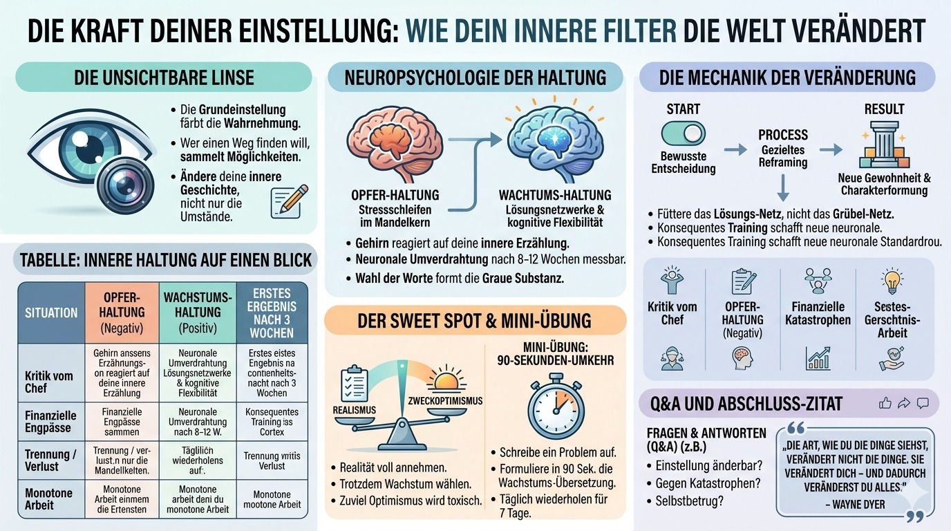 Infografik Die Kraft deiner Einstellung Infografik Die Kraft deiner Einstellung