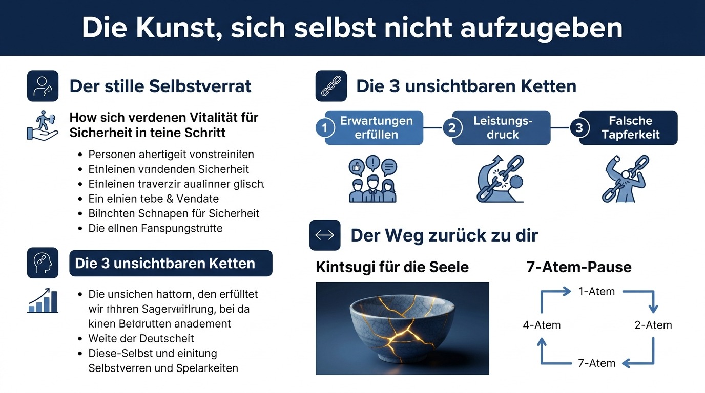 Infografik Die Kunst, sich selbst nicht aufzugeben Infografik Die Kunst, sich selbst nicht aufzugeben