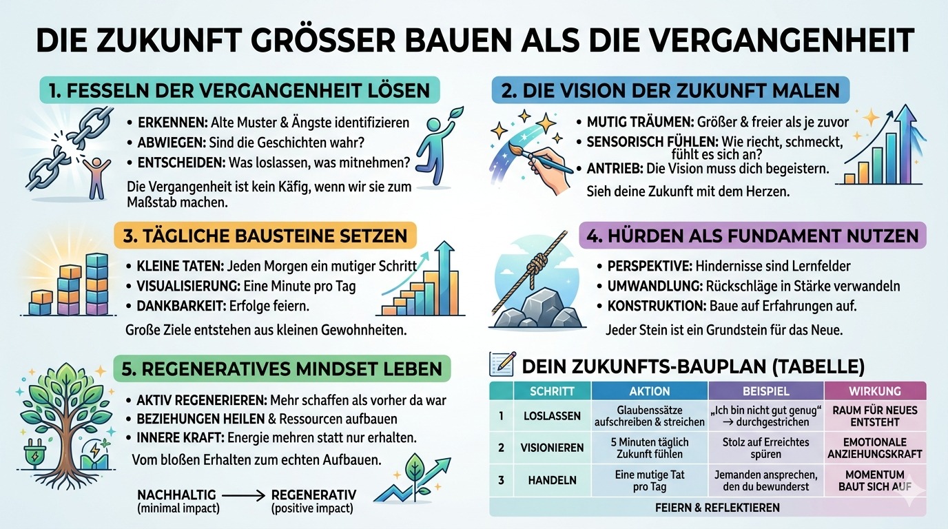 Infografik Die Zukunft größer bauen als die Vergangenheit