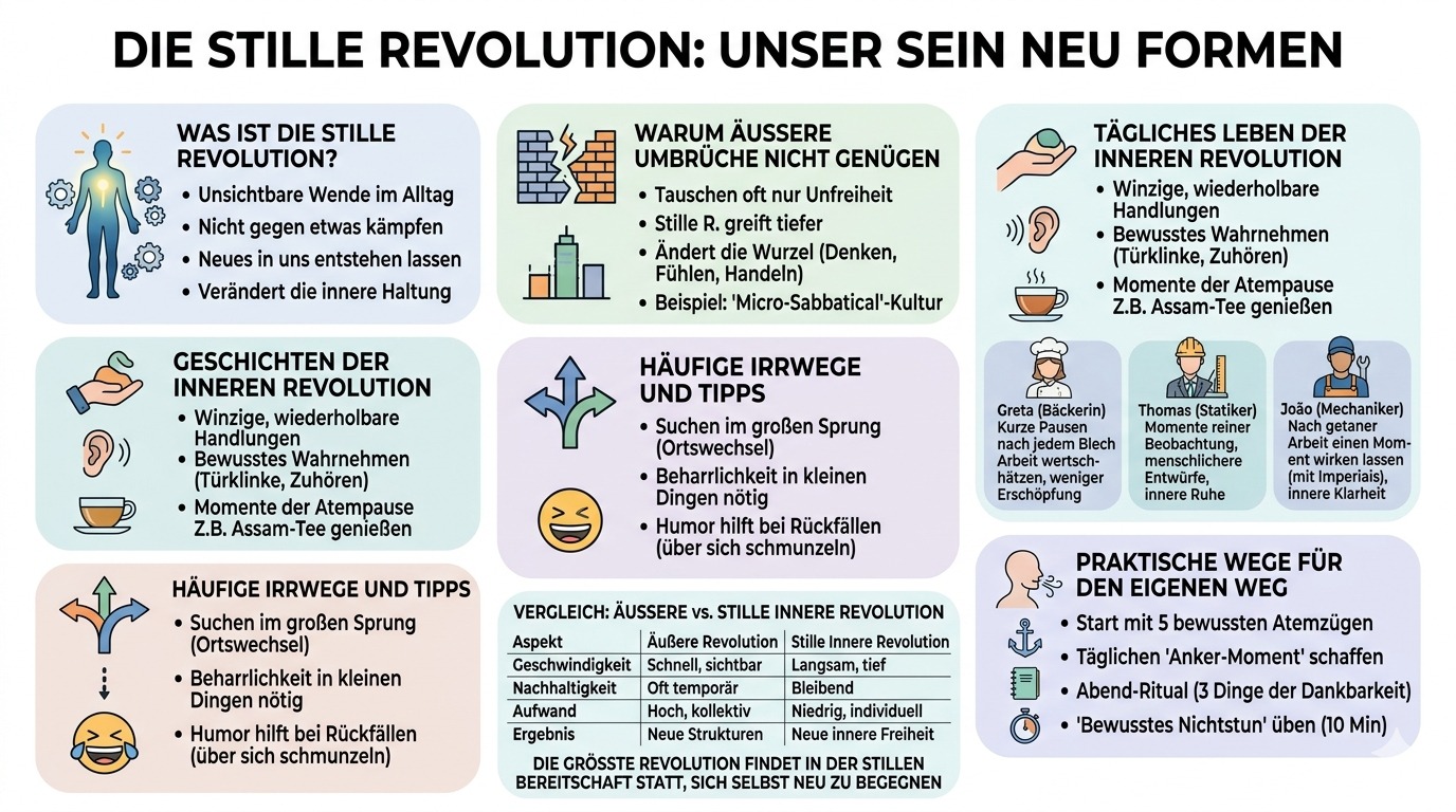 Infografik Die stille Revolution formt unser Sein Infografik Die stille Revolution formt unser Sein