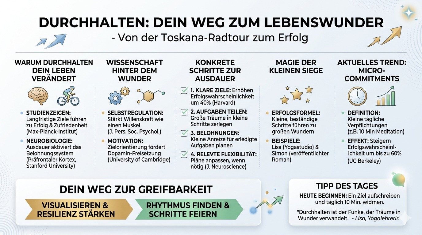 Infografik Durchhalten Dein Weg zum Lebenswunder