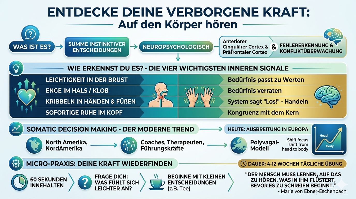 Infografik Entdecke deine verborgene Kraft