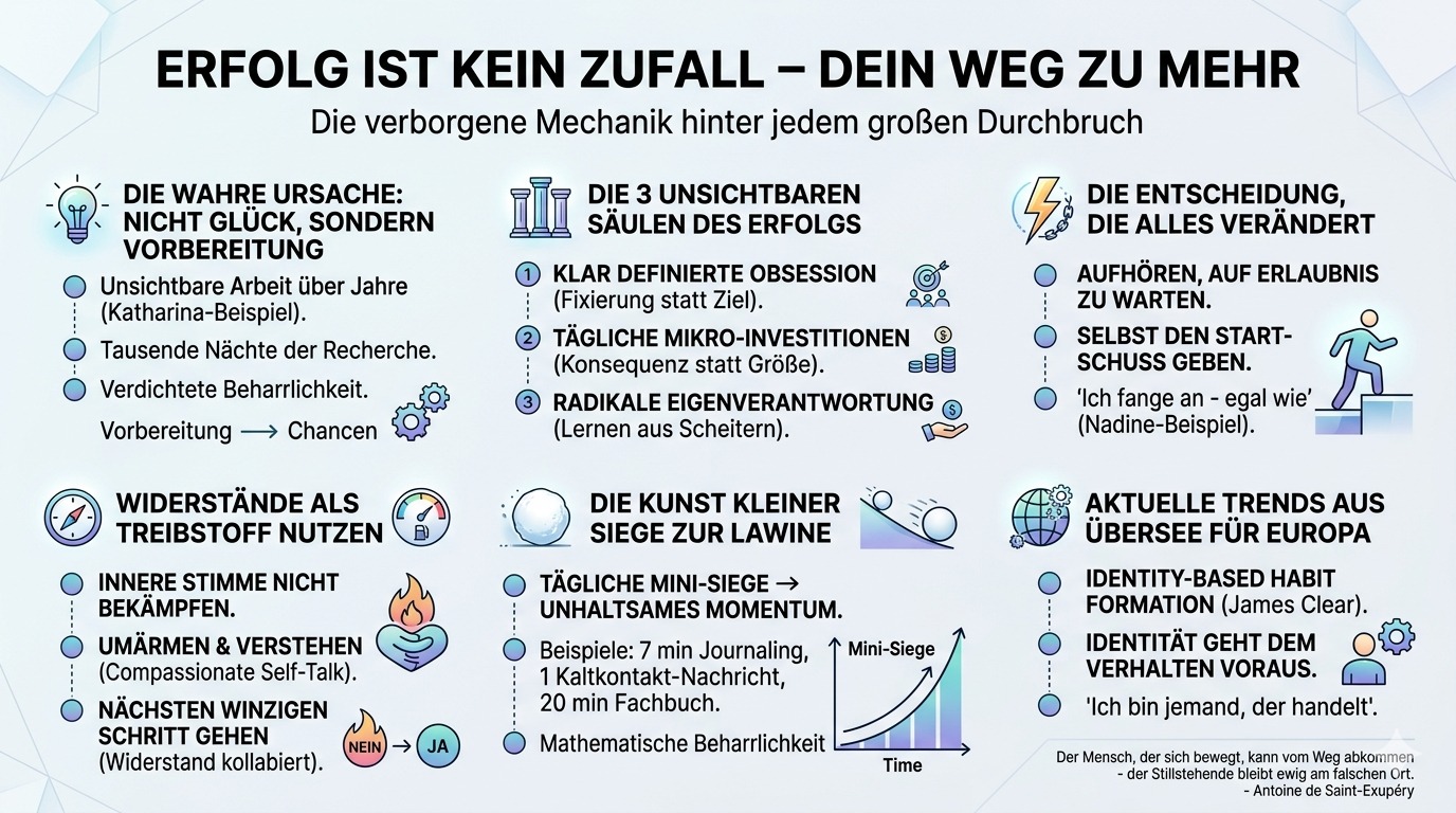 Infografik Erfolg ist kein Zufall – du schaffst es! Infografik Erfolg ist kein Zufall – du schaffst es!